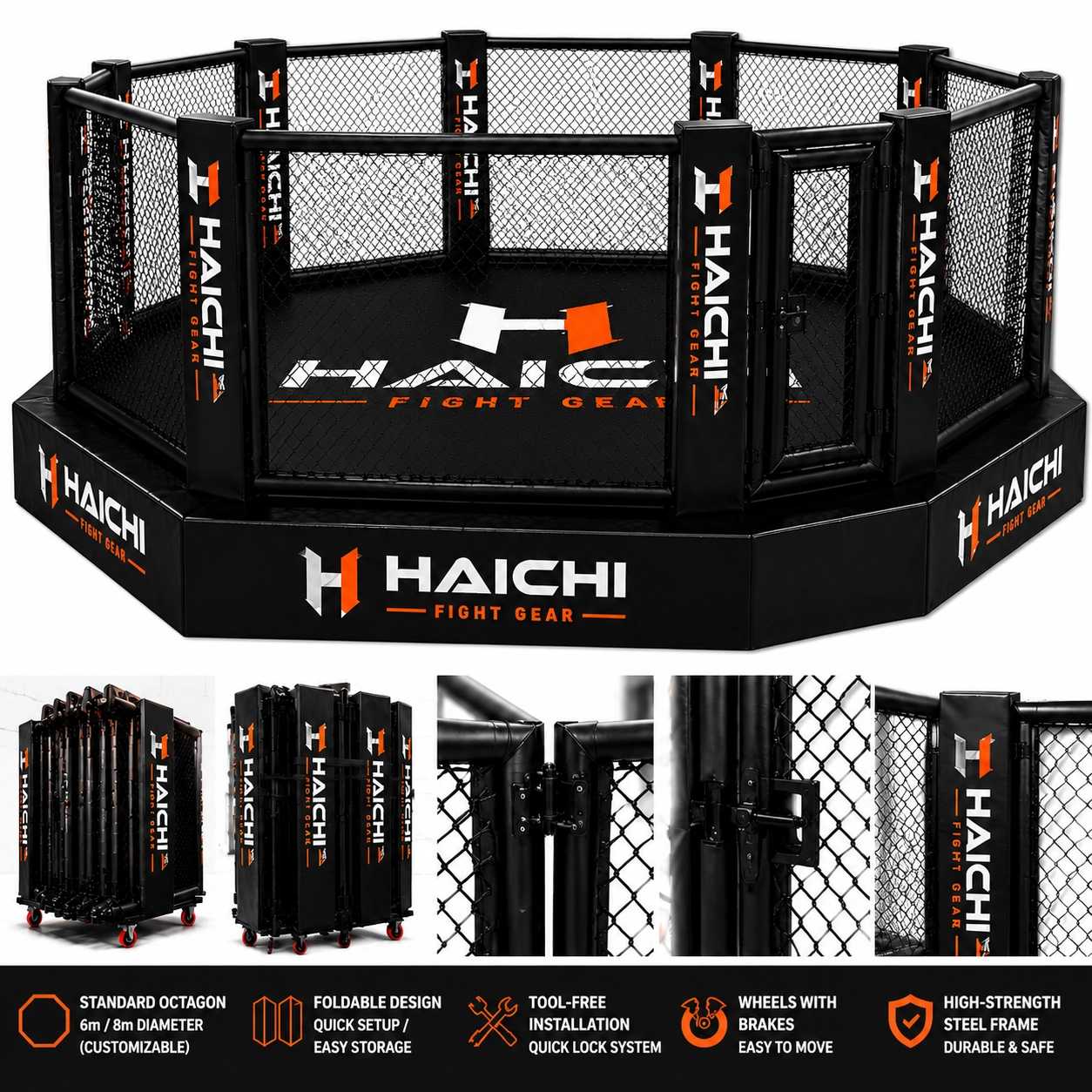 Foldable Octagon MMA Cage